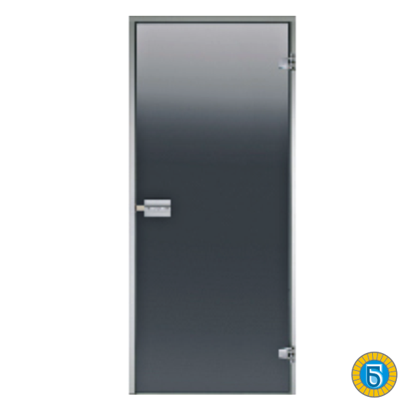 Дверь Harvia ALU 7*19 (коробка-алюминий), стекло бронза, серое, зелёное, прозрачное